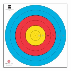 JVD Target Face 80cm 6 Rings